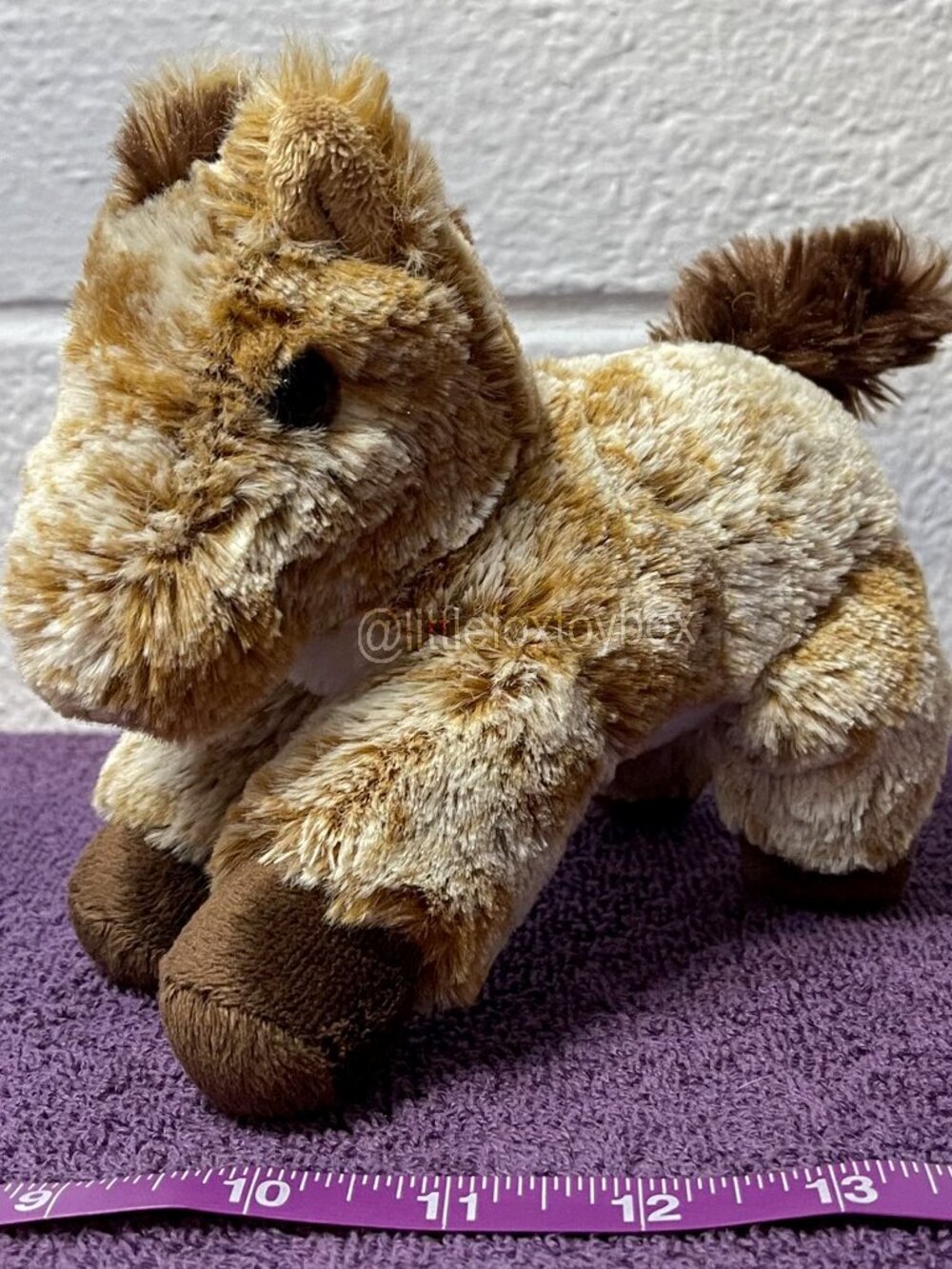 Aurora Mini Flopsie Mocha Horse Plush 31790 2022 Brown Pony Stuffed Animal ESSA